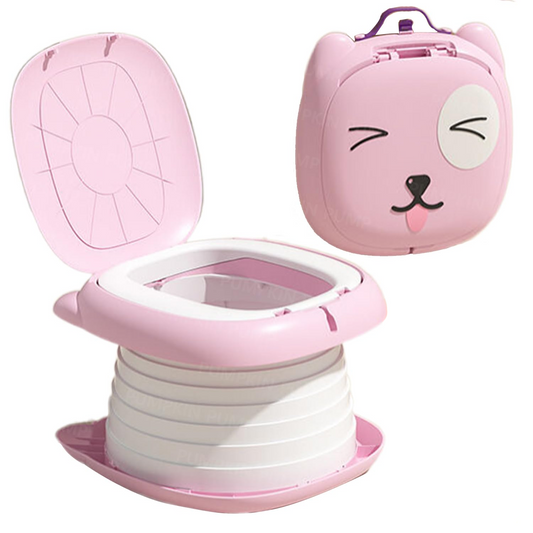 Lightweight Travel Potty with Disposable Liners for Hygiene
