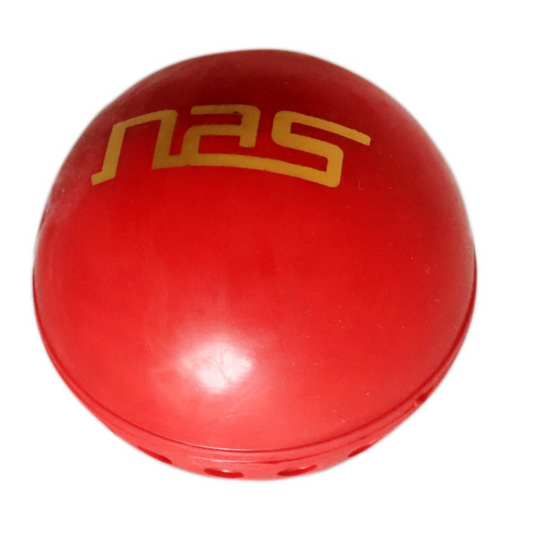 Close-up of NAS Wobble Ball for batting practice