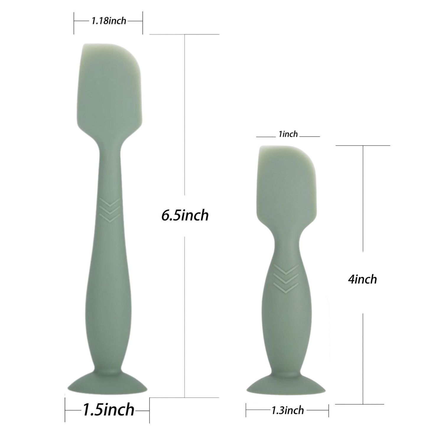 Baby Diaper Cream Spatula Applicator Soft Silicone Multipurpose Pack of 2