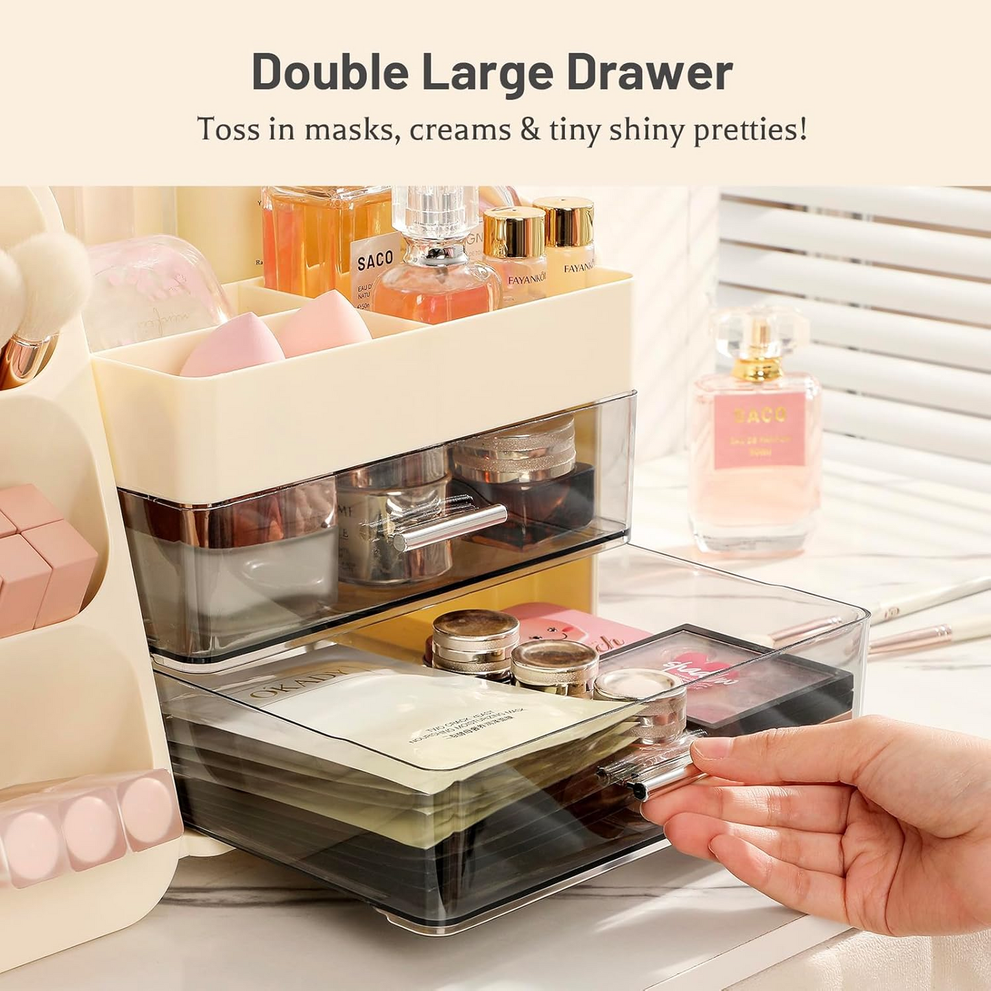 Gift-ready makeup storage organizer for birthdays, Valentine’s Day, and holidays, South Africa