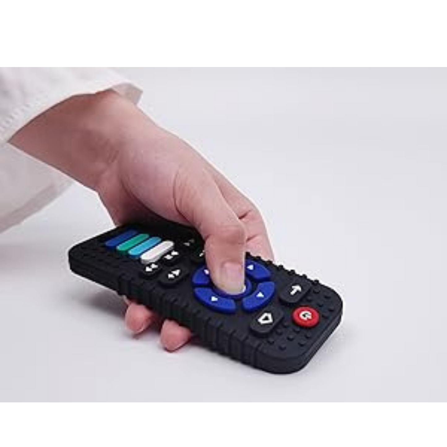 Baby teether remote control toy made of safe food-grade silicone