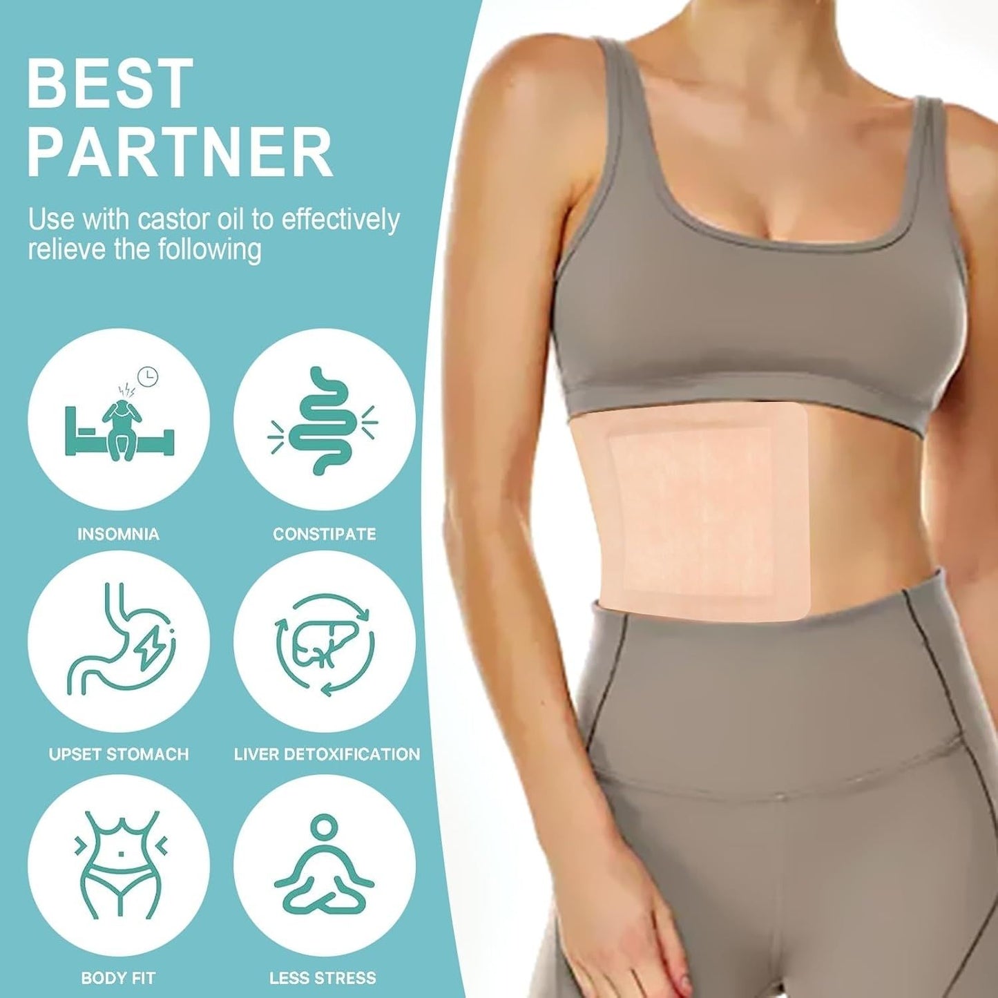 Disposable Castor Oil Patches, Castor Oil Wrap South Africa
