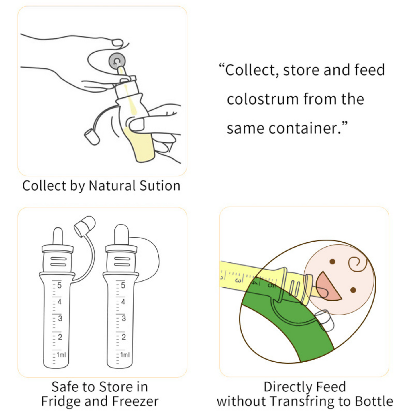 Silicone Breast Milk Collector Kit for Mothers South Africa