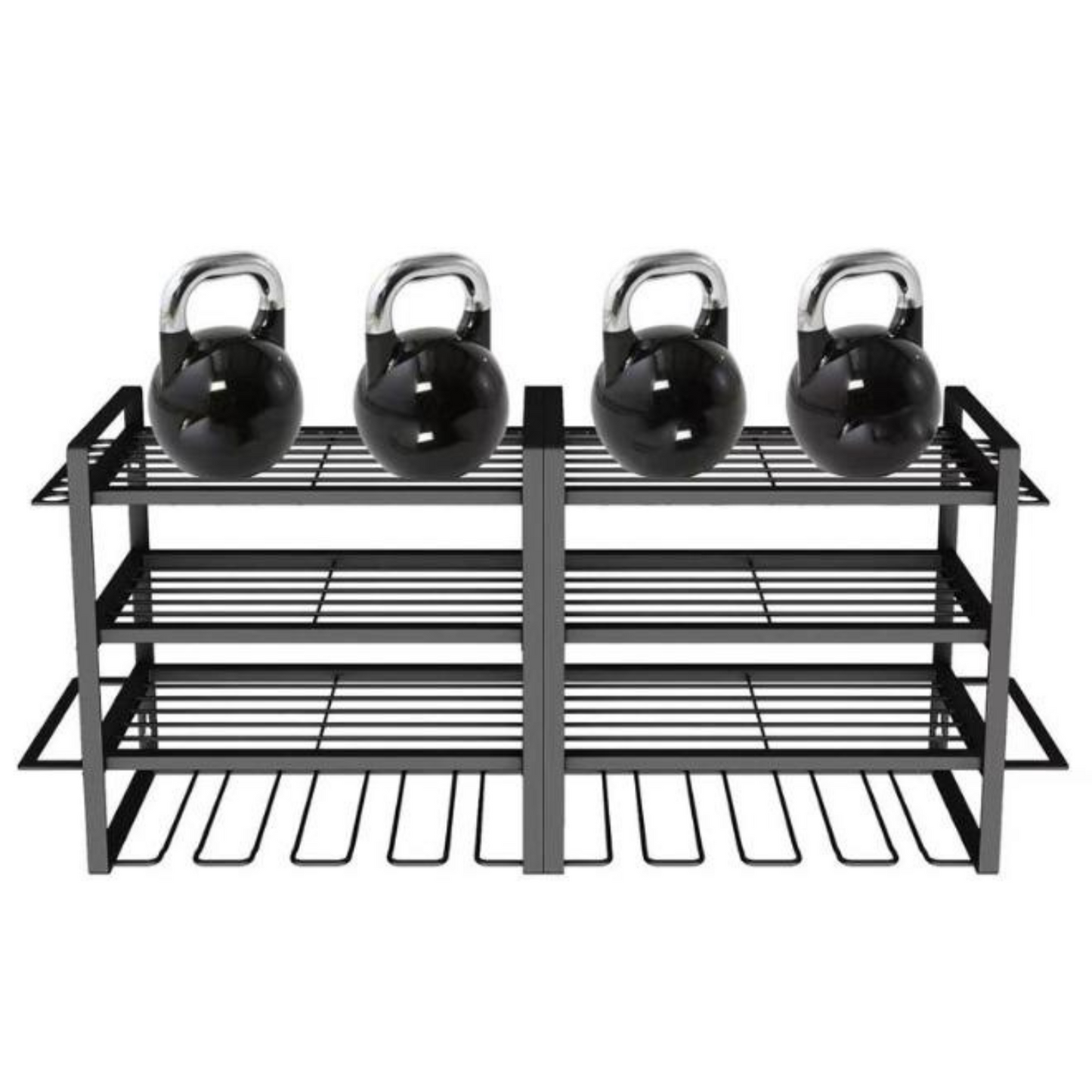 Garage Storage Power Tool Organiser 8 Drills Holder 4 Layers Shelf Rack