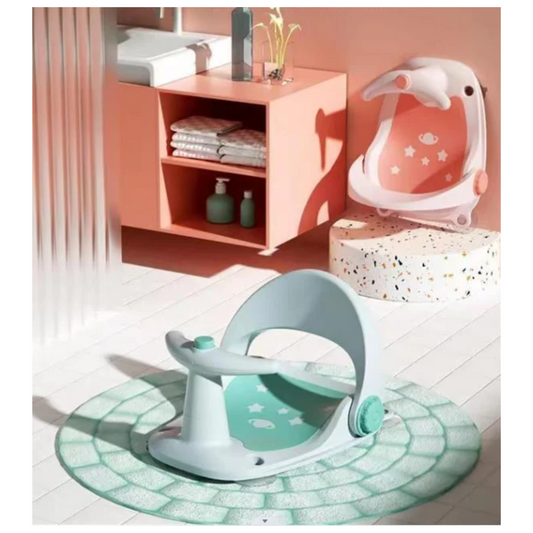 Non-slip baby bathtub chair with suction cups for safety