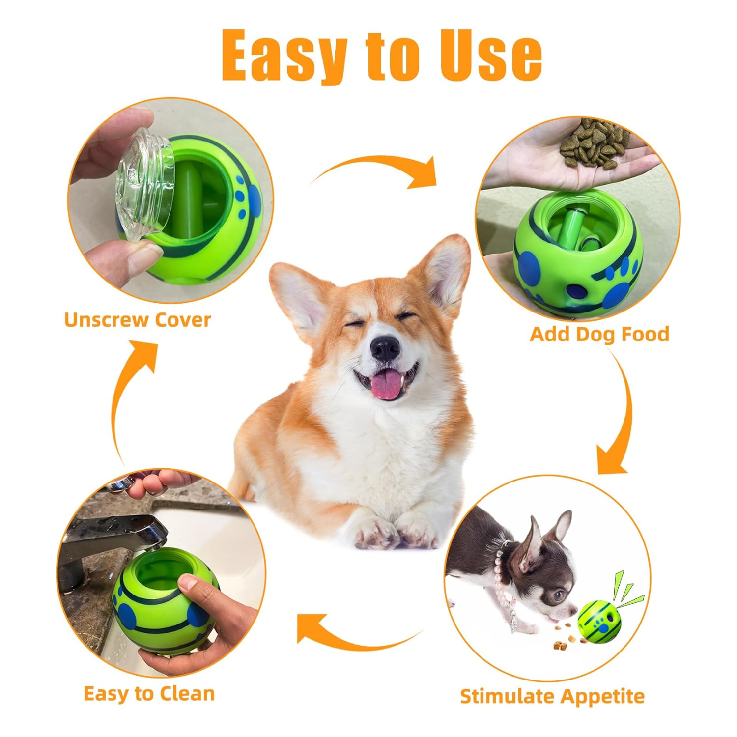 Food dispensing interactive dog toy South Africa