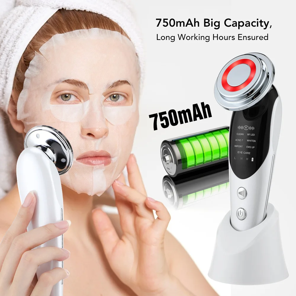 LED Light Therapy Facial Cleanser for Acne & Wrinkles
