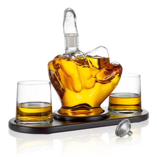 Funny Whiskey Decanter South Africa – Unique Middle Finger Glass Design