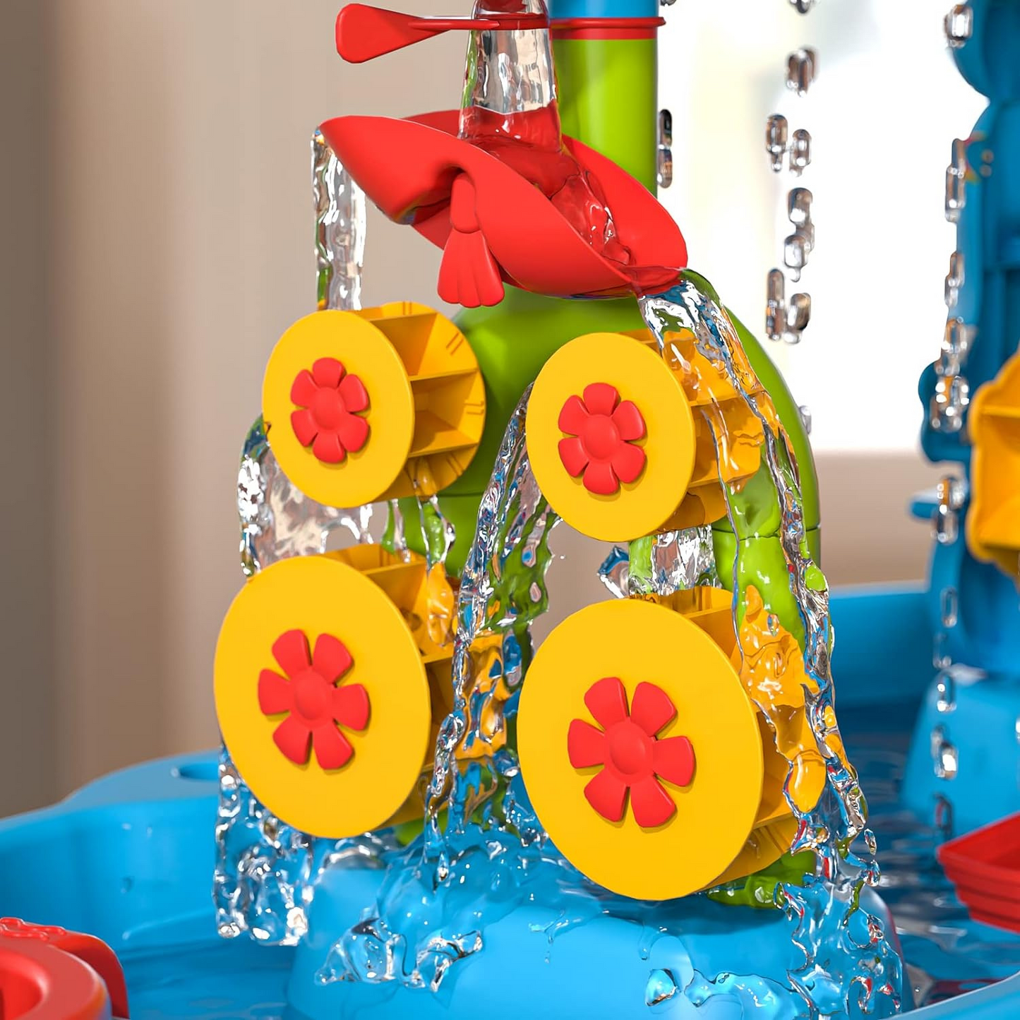 Children Playing with 3 Tier Sand and Water Table in Garden – South Africa Summer Toy