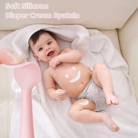 Baby Diaper Cream Spatula Applicator Soft Silicone Multipurpose Pack of 2