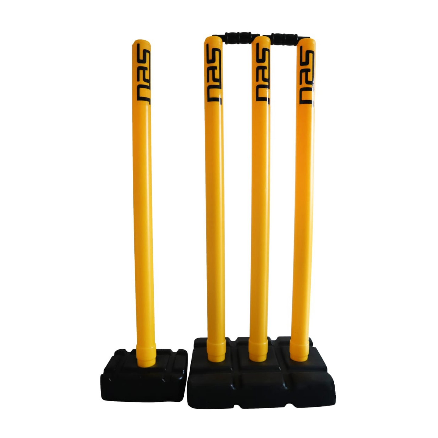 Cricket Plastic Stumps with base and bails – outdoor cricket equipment South Africa