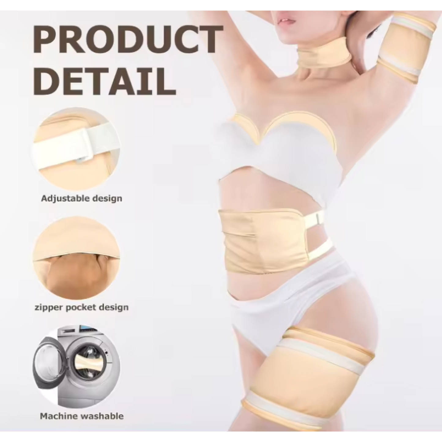 Castor Oil Breast Pads & Joint Wraps for Natural Wellness