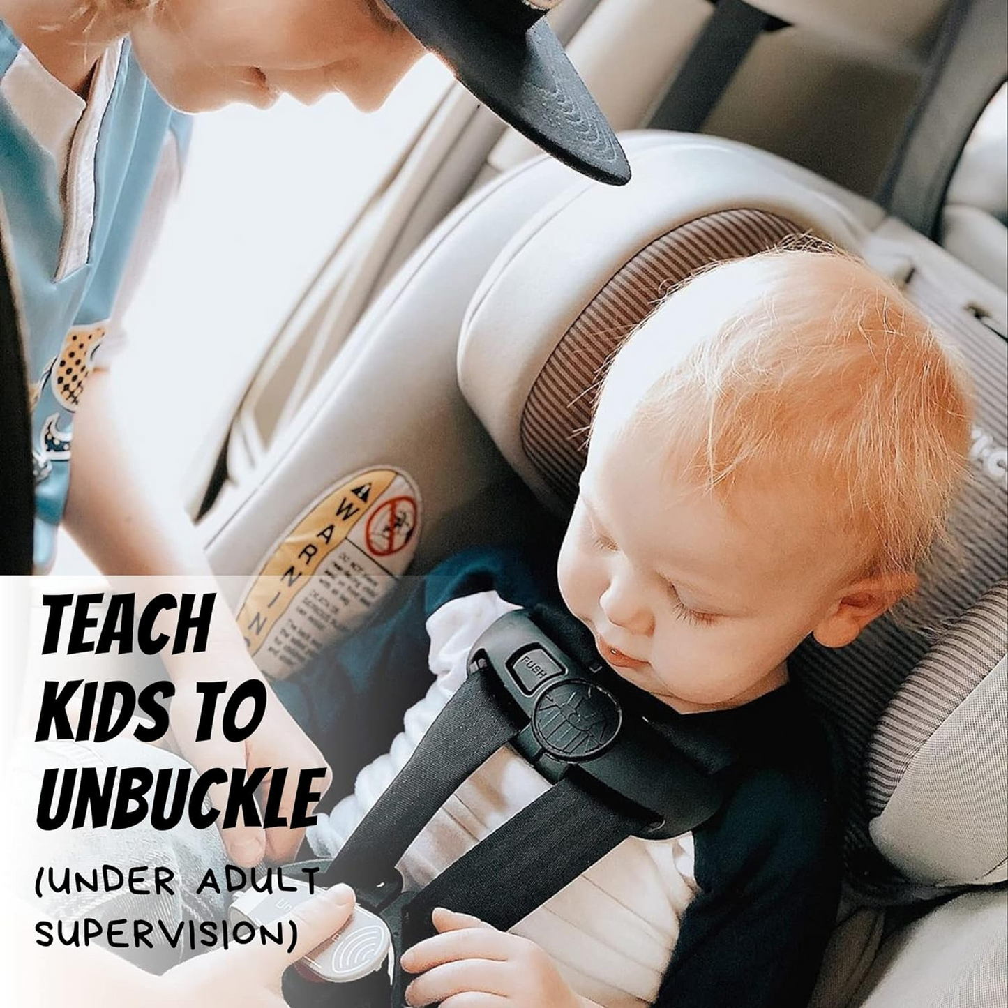 Universal car seat opener compatible with 5-point harness