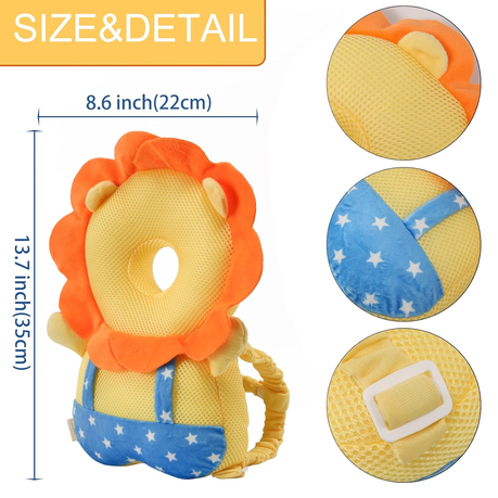 Adjustable Baby Safety Backpack with Cute Animal Design