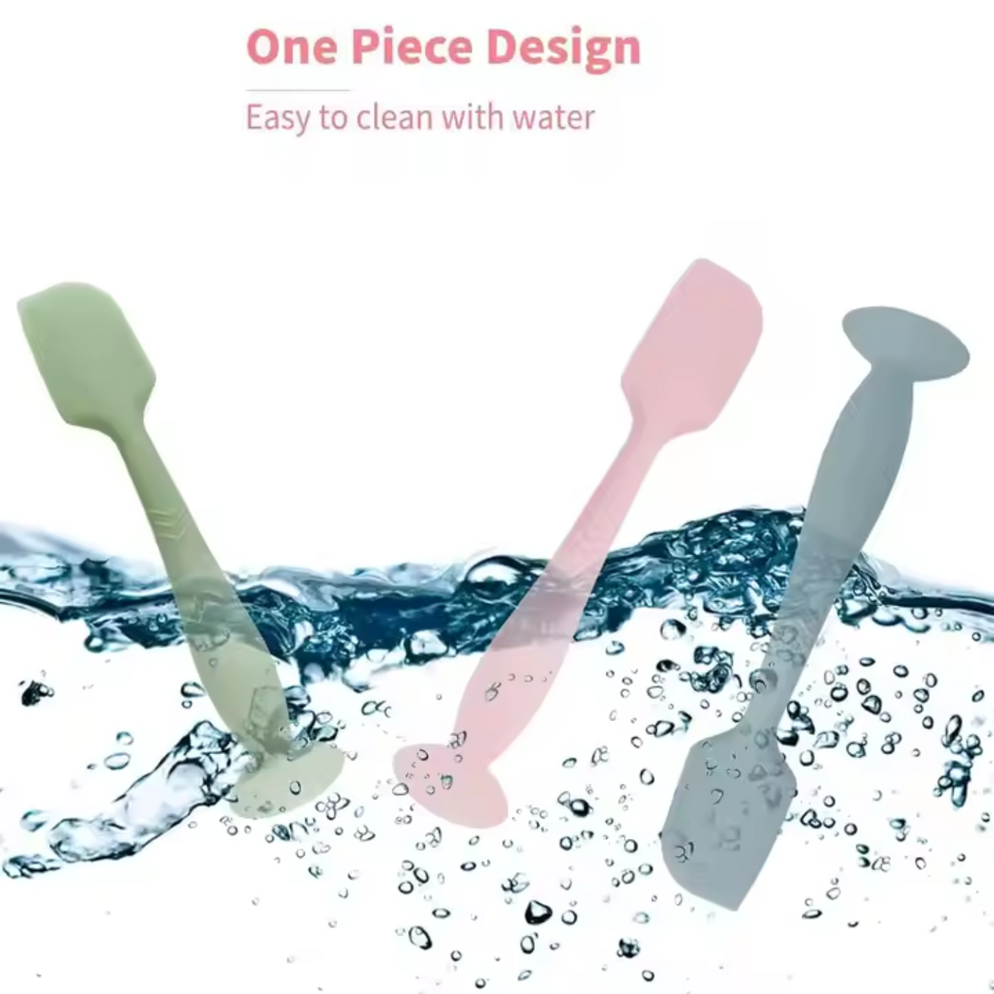 Baby Diaper Cream Spatula Applicator Soft Silicone Multipurpose Pack of 2
