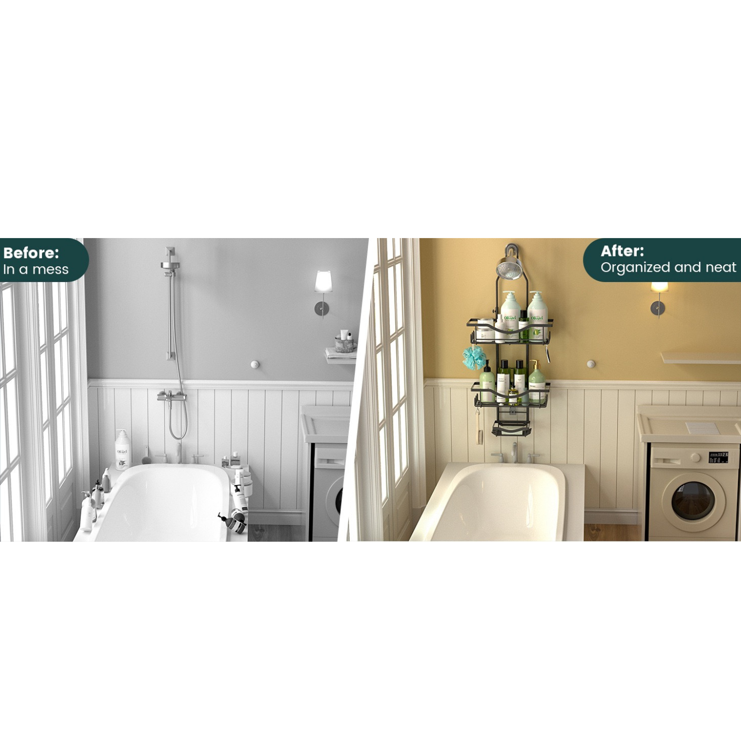 Corner Shower Caddy Adjustable