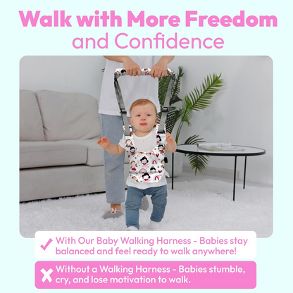 Baby Walking Harness-Handheld Assistant Belt- Toddler Infant Walking Aid for Trainer 
