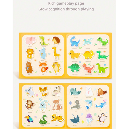 Montessori quiet book for toddlers