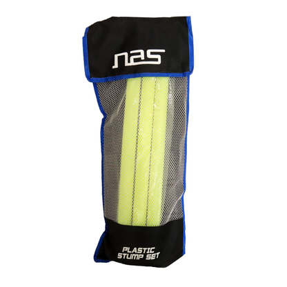 Cricket practice stumps with base – plastic material