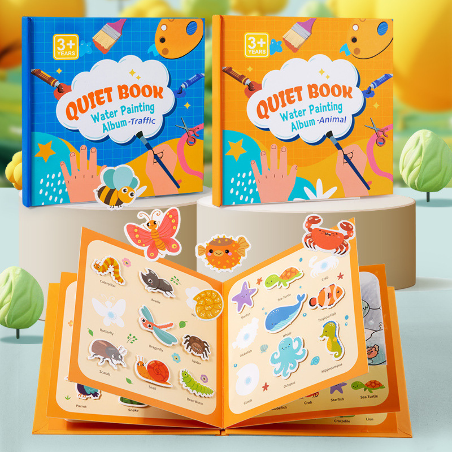 Montessori quiet book for toddlers