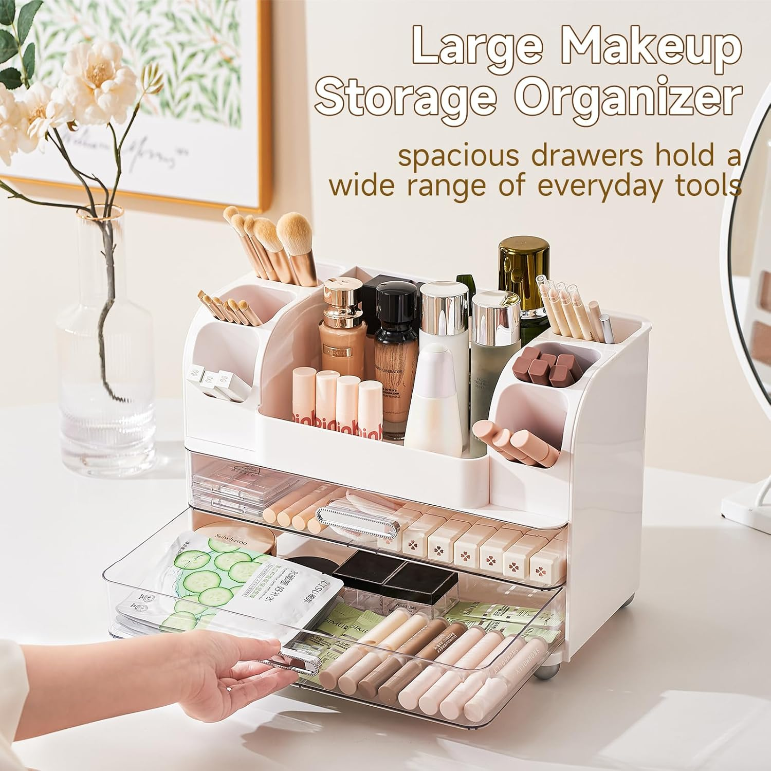 Makeup Storage Organizer – Cosmetic Display Case SA