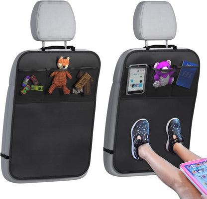 Kick Mat Car Seat Back Protector | Back Seat Cover for Kids
