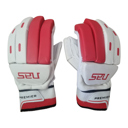 NAS Premium Cricket Batting Gloves – PU Upper with Leather Palm