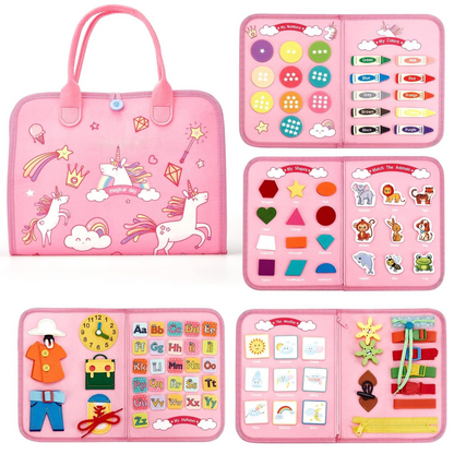 Montessori Activity Busy Book for Toddlers – 21-in-1 Preschool Learning Toy South Africa