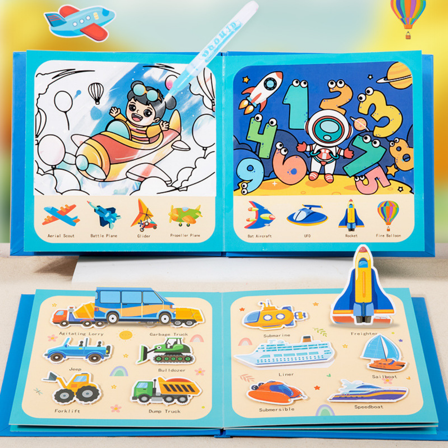 Montessori quiet book busy book for toddlers SA