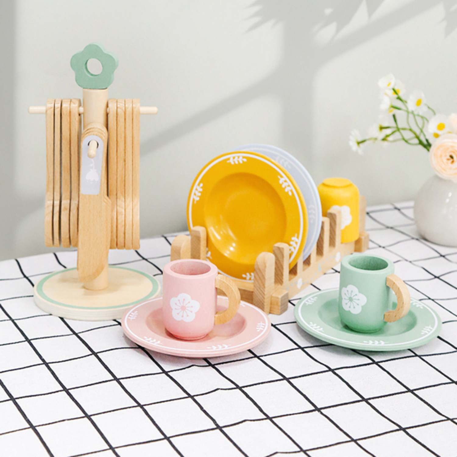 Montessori Kitchen Pretend Play – Wooden Kitchenware Set for Kids | Educational Toy South Africa