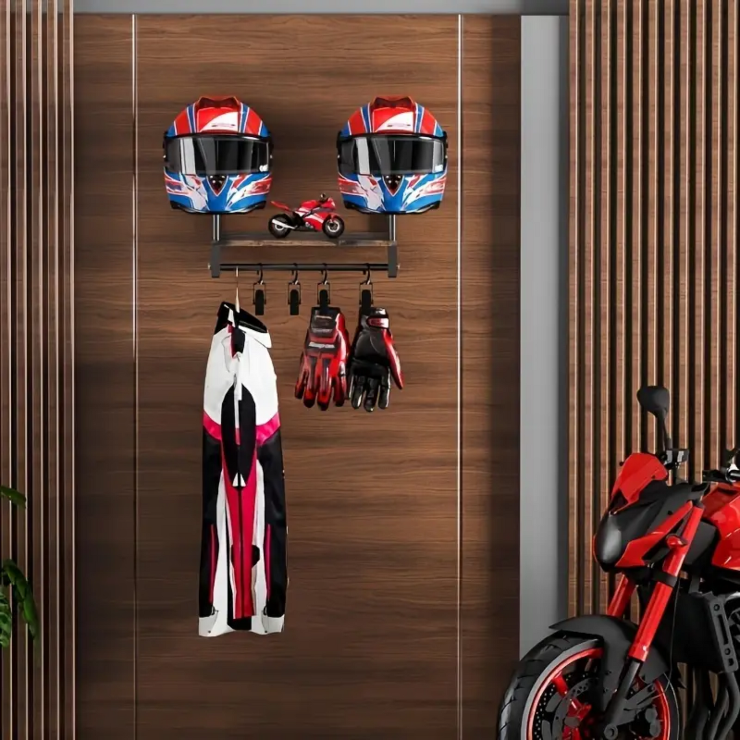 Space-Saving Helmet Rack for Jackets, Hats & Sports Gear – South Africa