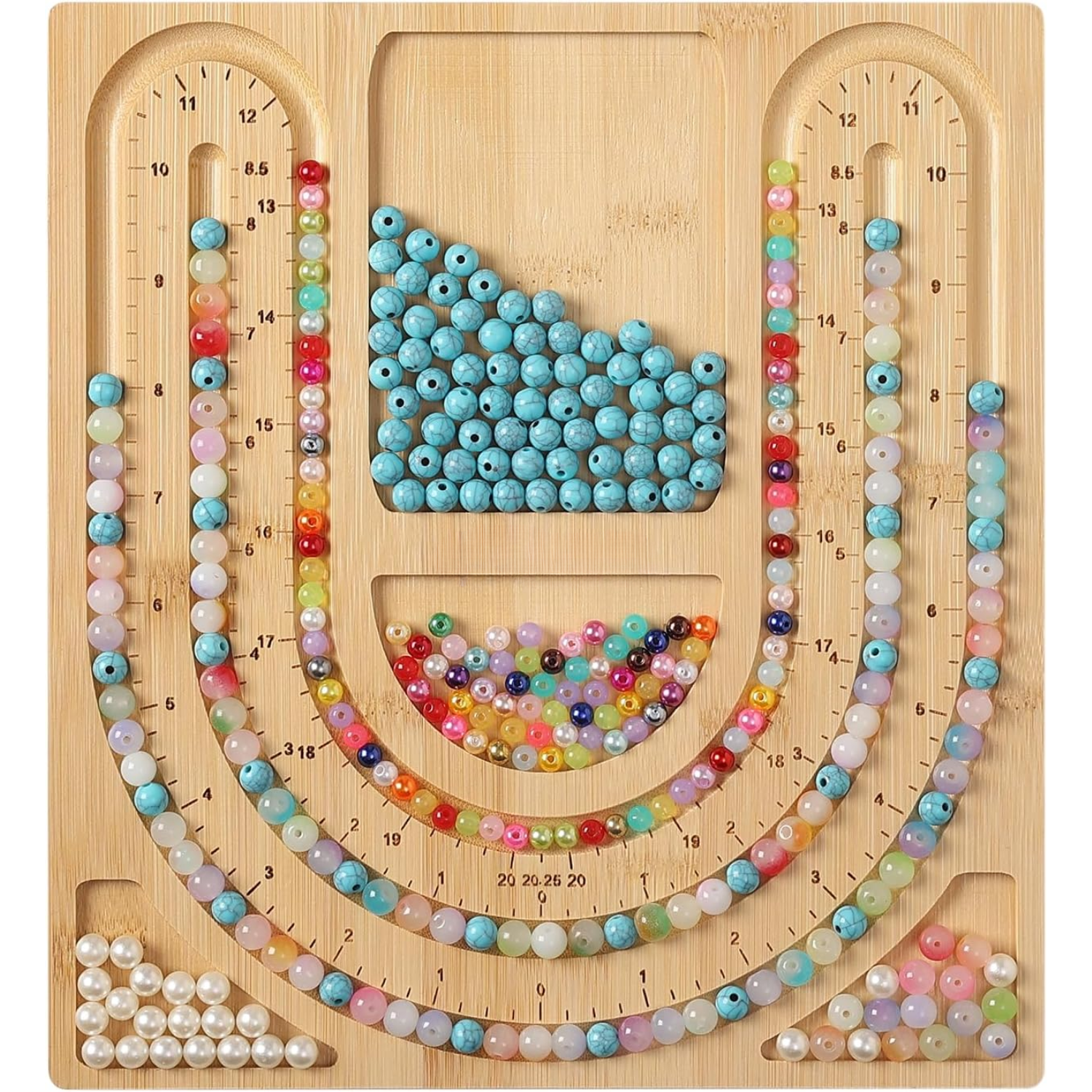 DIY Bamboo Bead Board Necklace Kit