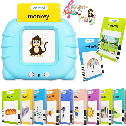 Rechargeable Talking Flash Card Reader – Screen-Free Toy for Kids