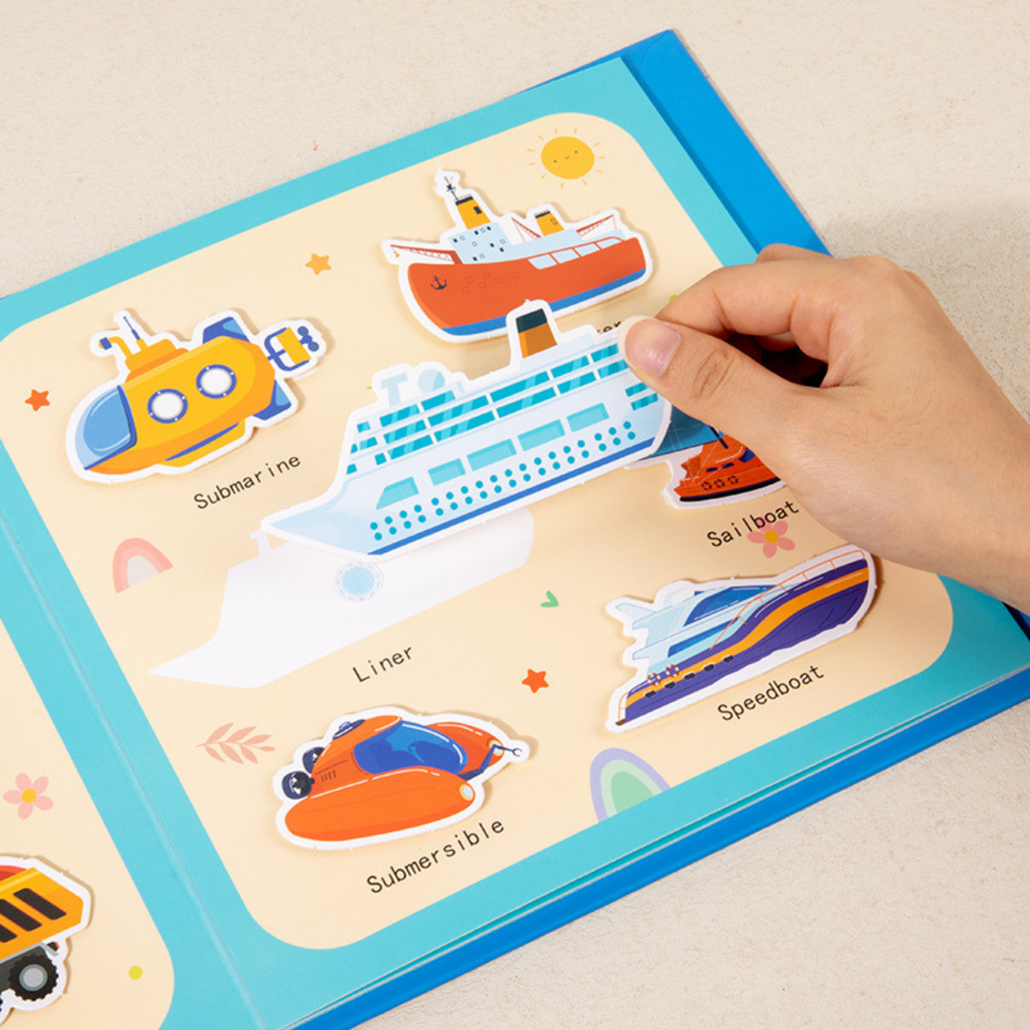 Montessori quiet book for toddlers in South Africa