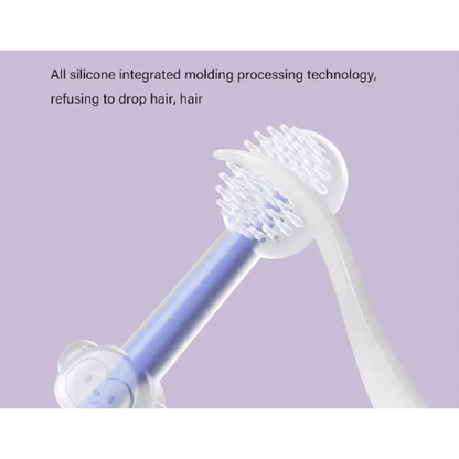 Baby Toddler Newborn Toothbrush Tongue Cleaner Tooth Scrubber 3 Pieces Set
