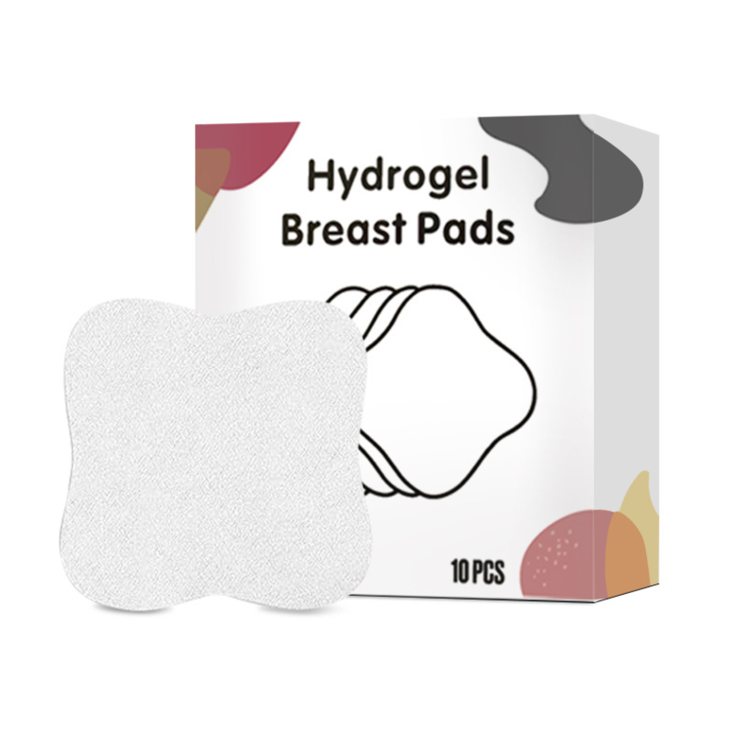 Cooling hydrogel nipple pads – BPA-free soothing relief for breastfeeding mothers