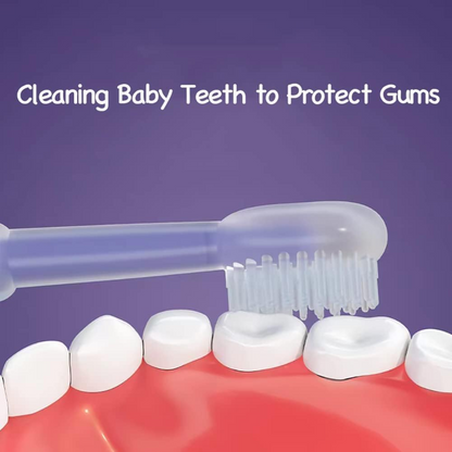 Baby Toddler Newborn Toothbrush Tongue Cleaner Tooth Scrubber 3 Pieces Set
