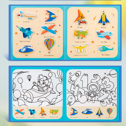 Educational busy book quiet book for children