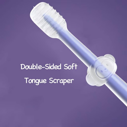 Baby Toddler Newborn Toothbrush Tongue Cleaner Tooth Scrubber 3 Pieces Set