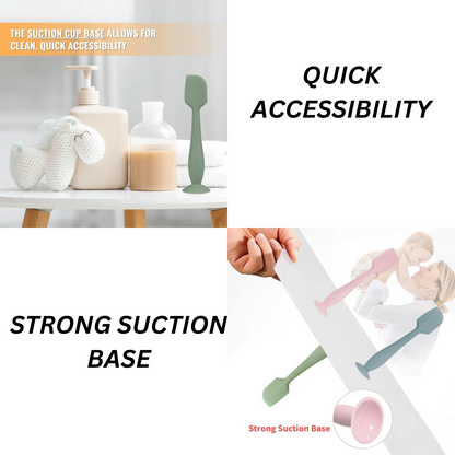 Baby Diaper Cream Spatula Applicator Soft Silicone Multipurpose Pack of 2