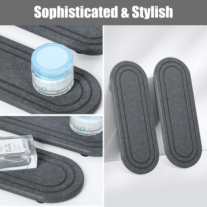 Diatomite Sink Tray with Stripe Design – Fast Water Absorption