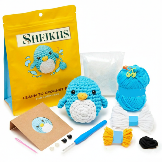 Crochet Kit for Beginners – Penguin | Easy DIY Crochet Set South Africa