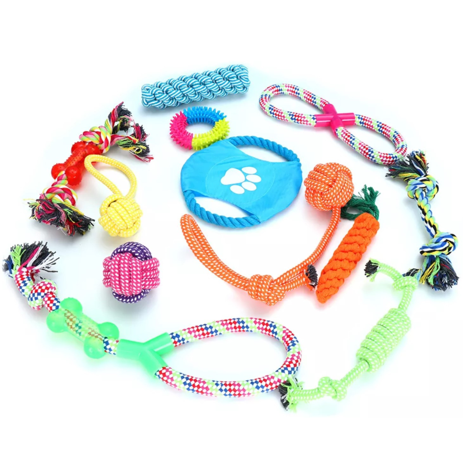 Durable Rope Dog Chew Toy for Puppies and Small Dogs