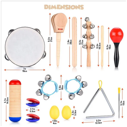 Toddler Montessori Musical Instruments Set: