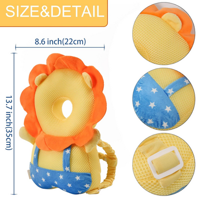 Adjustable Baby Safety Backpack with Cute Animal Design