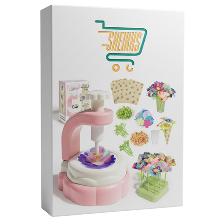 DIY Craft Flower Making Kit - fabric flower bouquets toys
