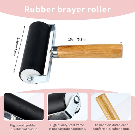 brayer roller for printmaking