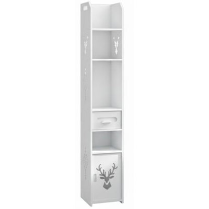 Slim Bathroom Storage Cabinet White – Narrow Bathroom Organizer SA
