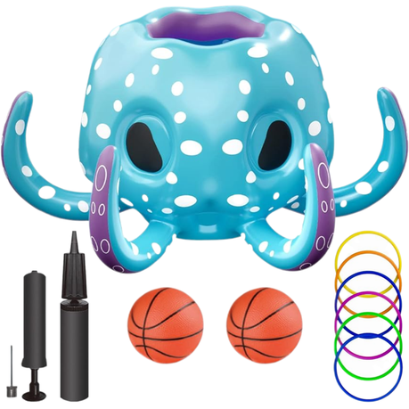 Inflatable Octopus Pool Toys for Kids – Complete Pool Game Set South Africa