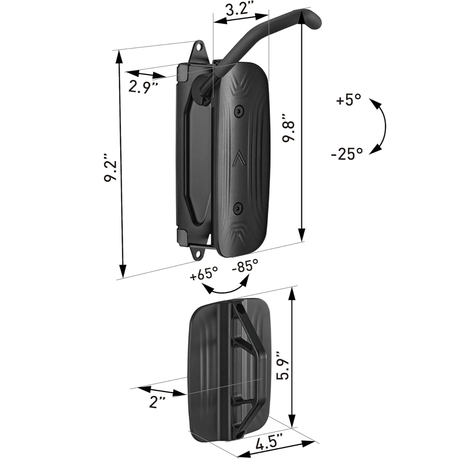 Easy Install Bike Storage Rack with Rubber-Coated Hook